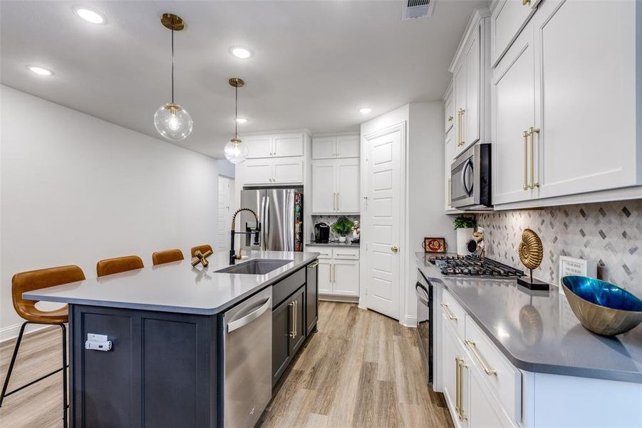 Furnished interior view inside a new home in Cambridge Crossing, Celina (Image 21).