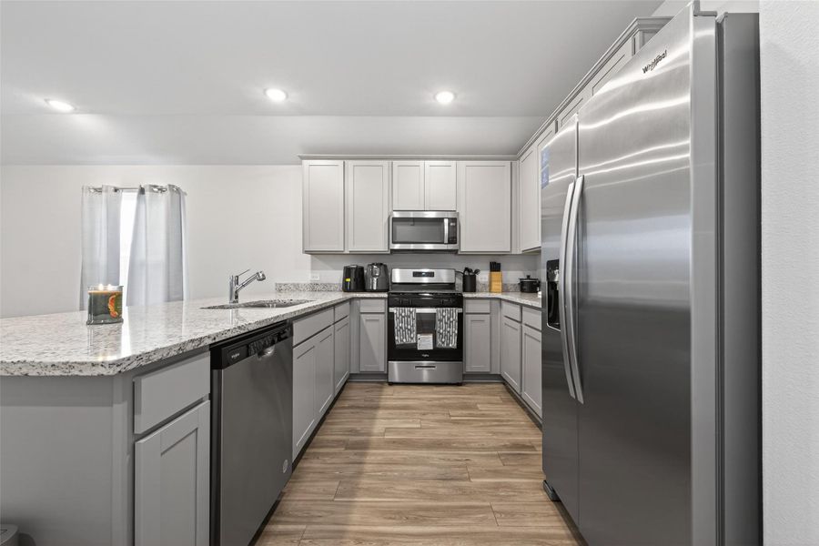 Furnished interior view inside a new home in The Villages at Westpointe, Dayton (Image 6). Furnished interior view inside a new home in The Villages at Westpointe, Dayton (Image 6).