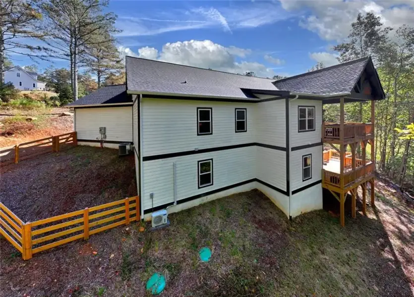 Exterior details and patio area of a home in , Ellijay (Image 23).