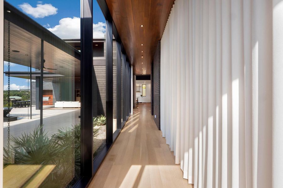 Exterior details and patio area of a home in , West Lake Hills (Image 1).