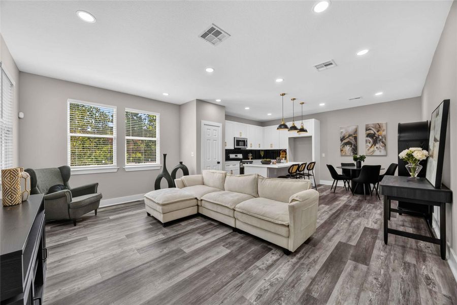 Furnished interior view inside a new home in , Houston (Image 9).