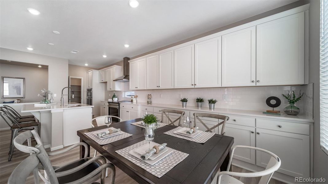 Furnished interior view inside a new home in , Aurora (Image 17).