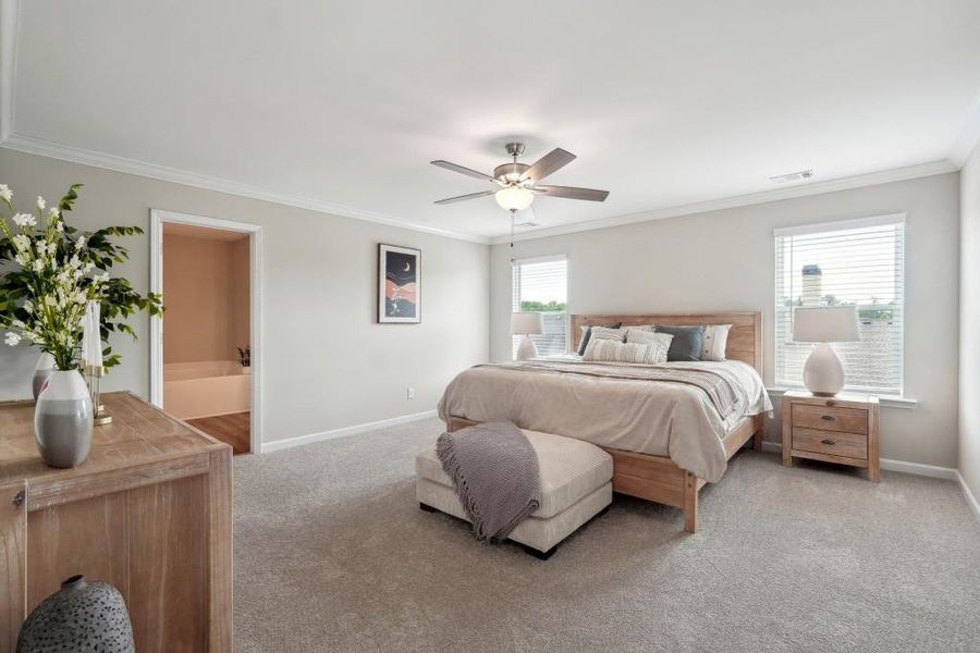 Furnished interior view inside a new home in , Douglasville (Image 15). Furnished interior view inside a new home in , Douglasville (Image 15).