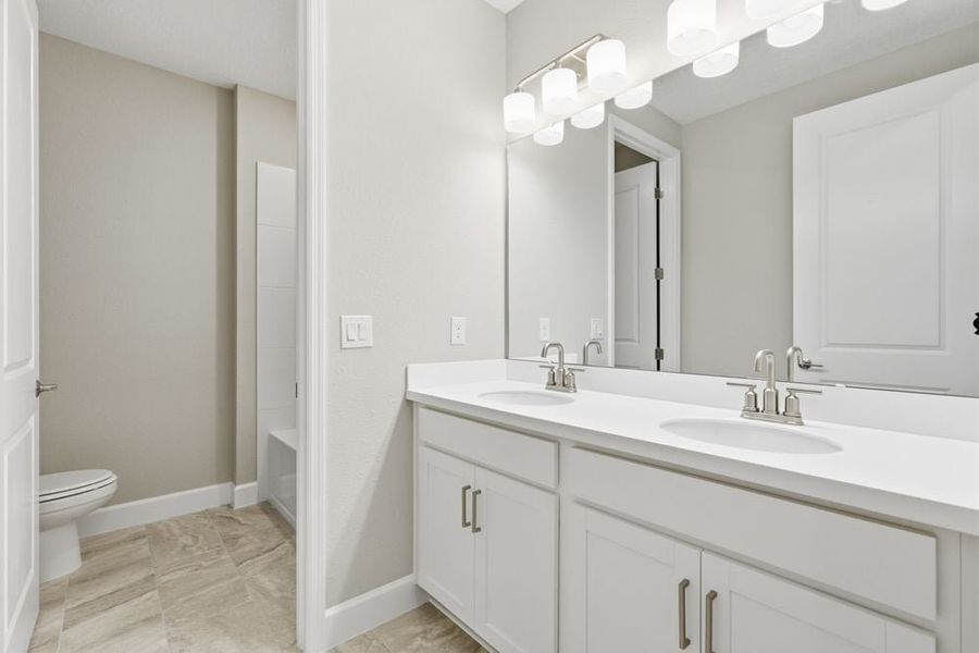 Furnished interior view inside a new home in Headwaters at Lofton Creek, Yulee (Image 7).