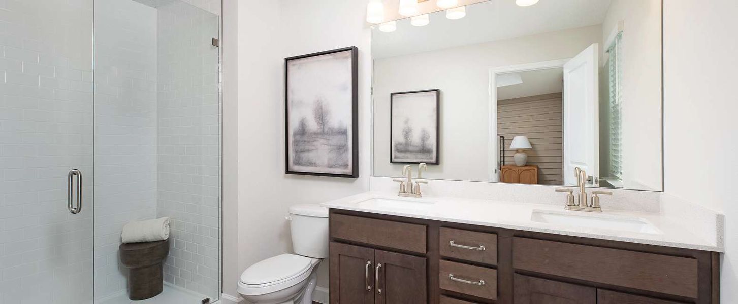 Representative furnished interior of a home built from the Surf by Ashton Woods in Montague Chase, Tampa (Image 10).