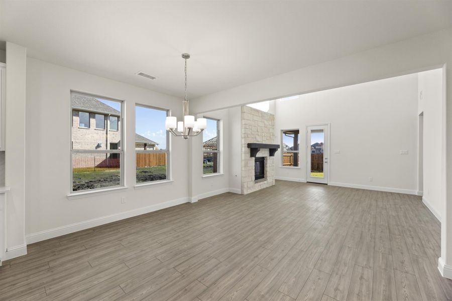 Representative unfurnished interior of a home built from the Magnolia by UnionMain Homes in Edgewater, Fate (Image 17). Representative unfurnished interior of a home built from the Magnolia by UnionMain Homes in Edgewater, Fate (Image 17).
