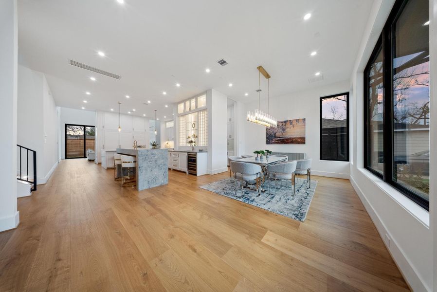 Furnished interior view inside a new home in , Houston (Image 29).