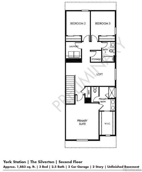 2D floor plan layout of this home in , Thornton, CO (Image 6).