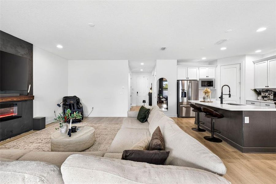 Furnished interior view inside a new home in Clearfield Crossings, Tampa (Image 13).