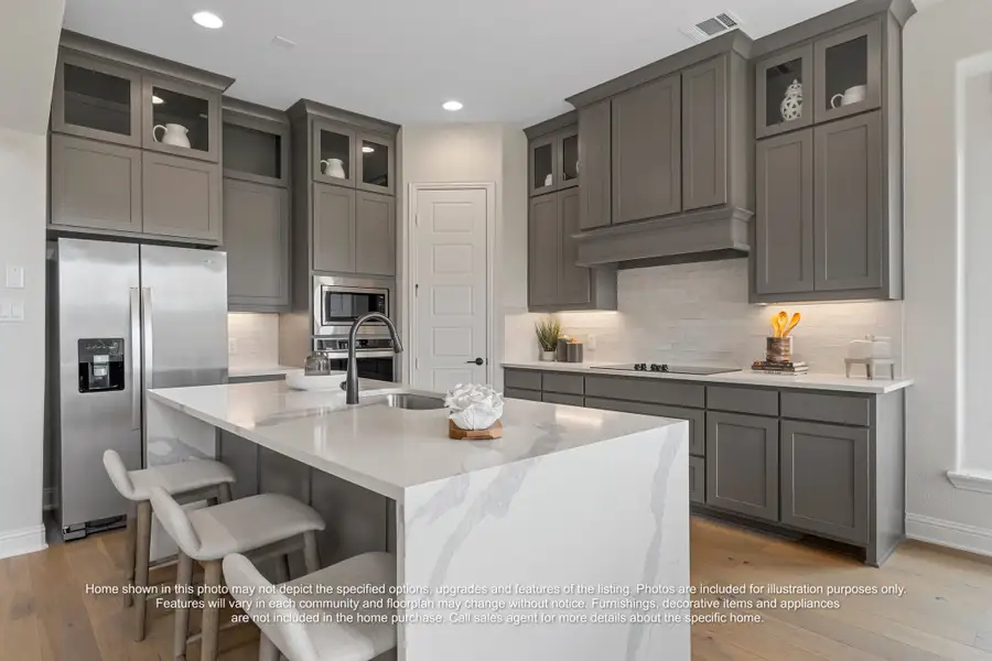 Furnished interior view inside a new home in Valor Estates, Temple (Image 4).