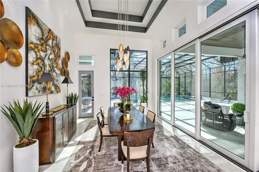 Furnished interior view inside a new home in The Estates at Brown's Landing, Port Orange (Image 19).