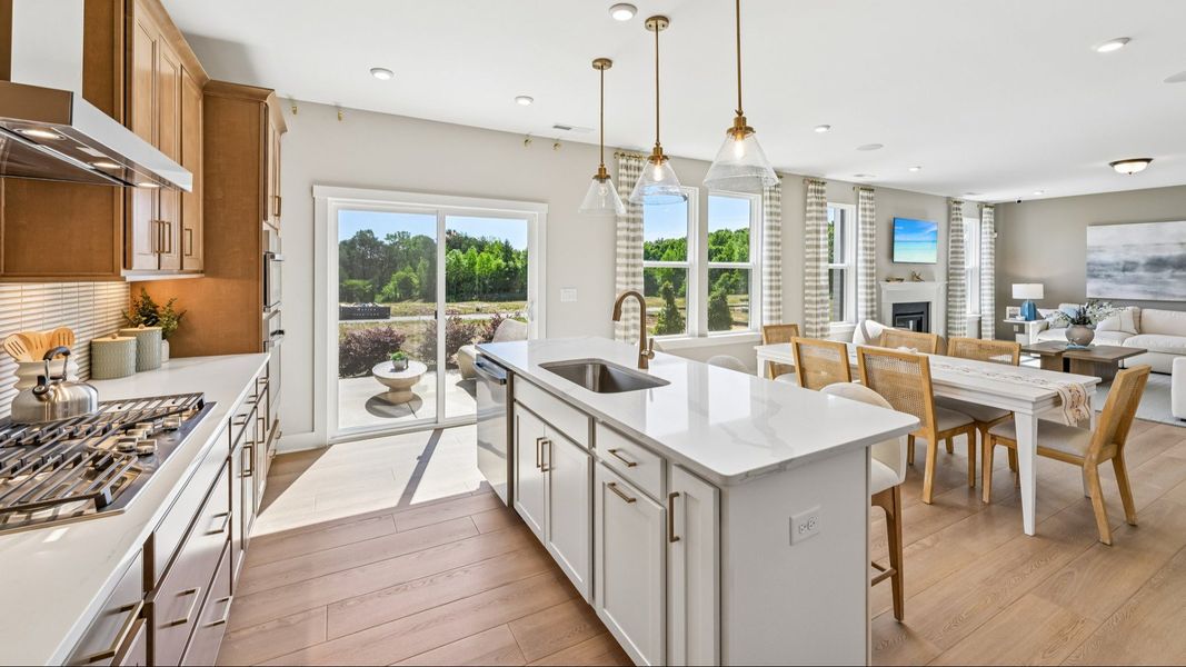 The Jordan Plan by DRB Homes in Farms at Bellingham, Mooresville, NC - Kitchen The Jordan Plan by DRB Homes in Farms at Bellingham, Mooresville, NC - Kitchen