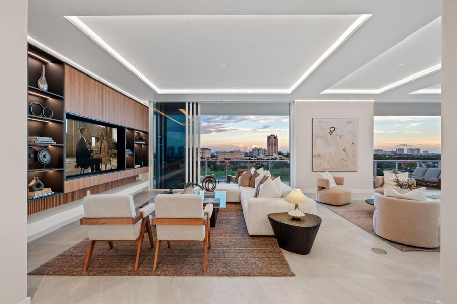 Furnished interior view inside a new home in , Boca Raton (Image 13).