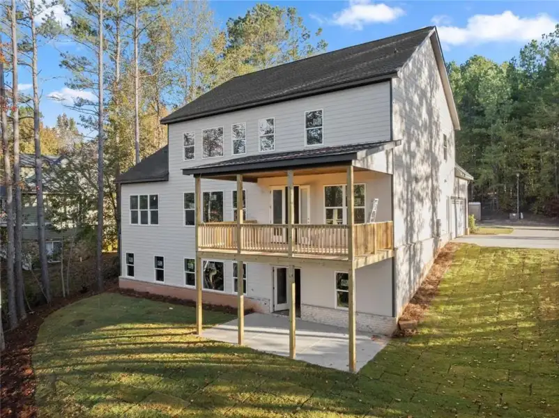Exterior details and patio area of a home in , Dawsonville (Image 4).