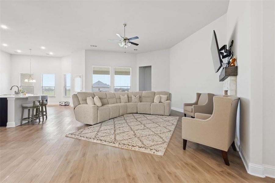 Furnished interior view inside a new home in , Greenville (Image 7).