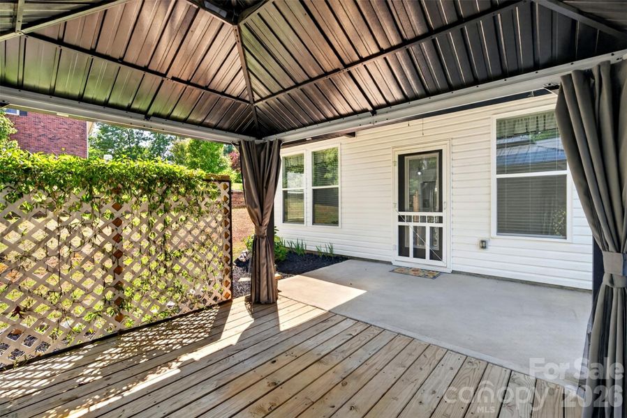 Exterior details and patio area of a home in , Cowpens (Image 3). Exterior details and patio area of a home in , Cowpens (Image 3).