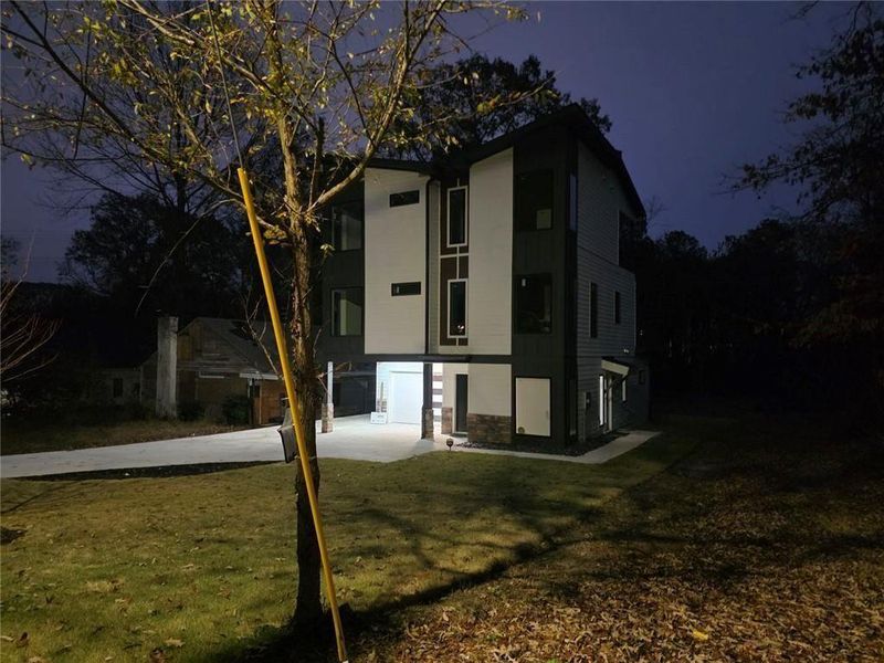 Exterior details and patio area of a home in , Atlanta (Image 3).
