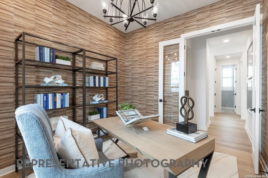 Furnished interior view inside a new home in Davis Ranch, San Antonio (Image 9).
