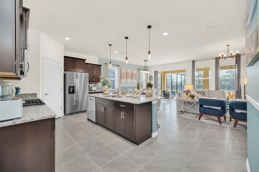 Furnished interior view inside a new home in , Davenport (Image 14). Furnished interior view inside a new home in , Davenport (Image 14).
