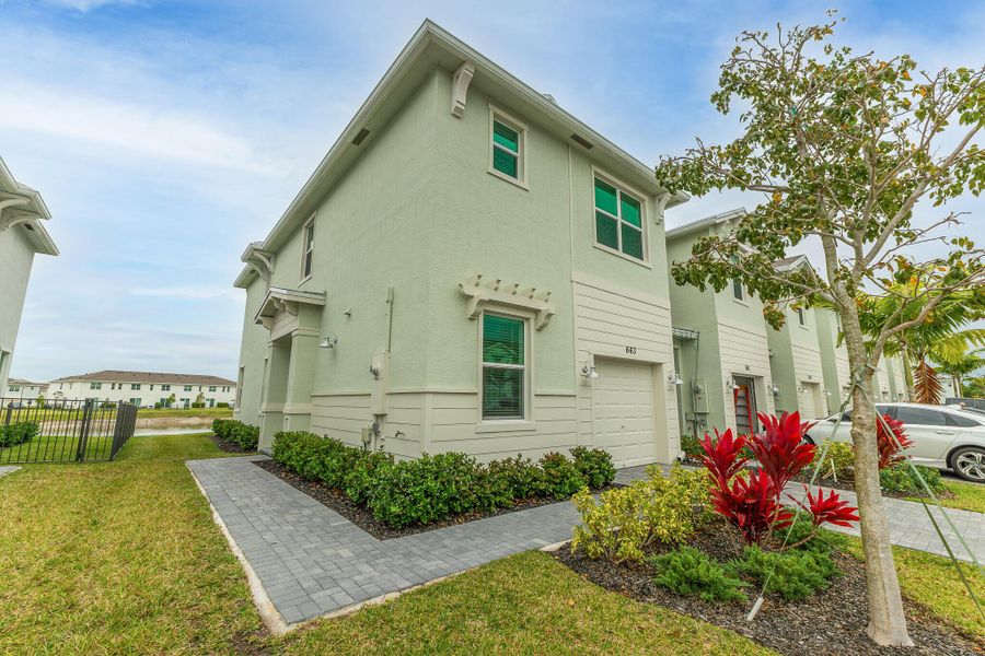 Exterior details and patio area of a home in , Port St. Lucie (Image 4). Exterior details and patio area of a home in , Port St. Lucie (Image 4).