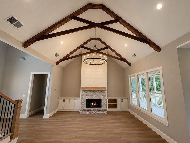 Spacious, unfurnished interior of a new home in , Canton (Image 17).
