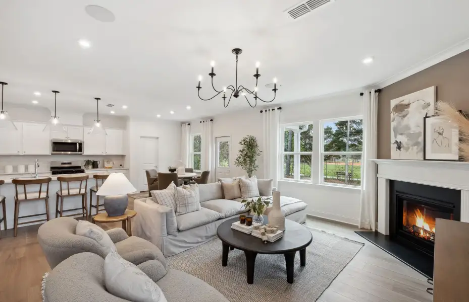 Furnished interior view inside a new home in Hamilton Place, Cartersville (Image 16).