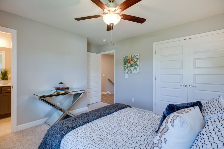 Representative furnished interior of a home built from the Annapolis by Parkside Builders in Oxford Station, Gallatin (Image 19).