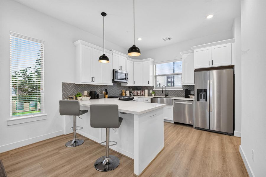 Furnished interior view inside a new home in , Houston (Image 43).