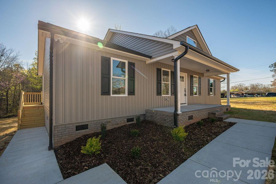 Exterior details and patio area of a home in , Lincolnton (Image 29).