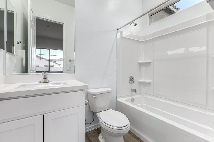 Furnished interior view inside a new home in Las Ventanas - RV Collection, Goodyear (Image 4).