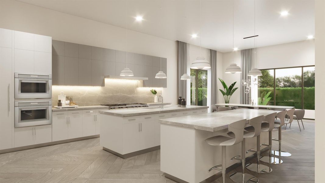 Furnished interior view inside a new home in , West Palm Beach (Image 13).