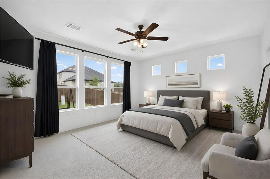 Furnished interior view inside a new home in Talon Hills, Fort Worth (Image 10).