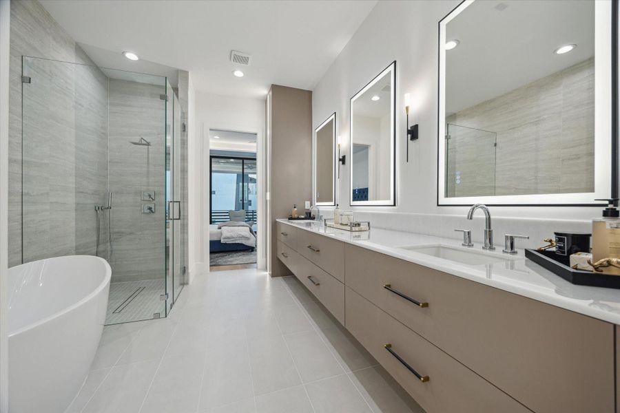 Furnished interior view inside a new home in , Houston (Image 5).