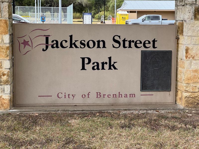 Brenham is Home to over 280 acres of Parkland