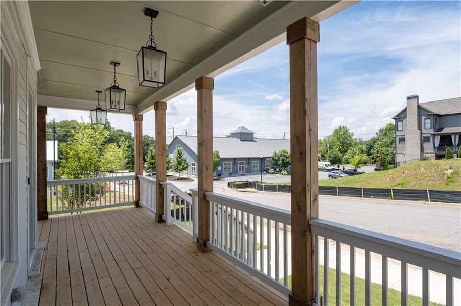 Exterior details and patio area of a home in , Alpharetta (Image 22).