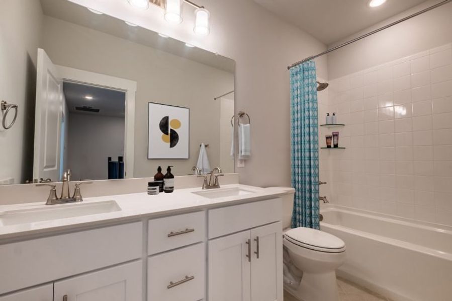 Representative furnished interior of a home built from the Brooke Modern by Cadence Homes in Talia, Mesquite (Image 5). Representative furnished interior of a home built from the Brooke Modern by Cadence Homes in Talia, Mesquite (Image 5).