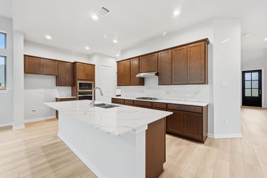 Furnished interior view inside a new home in Canterra Creek  60', Iowa Colony (Image 6).