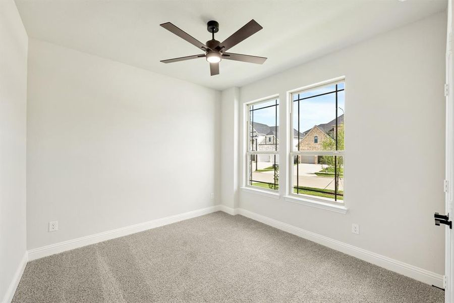 Spacious, unfurnished interior of a new home in Painted Tree Woodland District 50, McKinney (Image 22). Spacious, unfurnished interior of a new home in Painted Tree Woodland District 50, McKinney (Image 22).