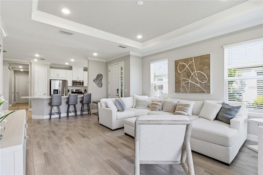 Furnished interior view inside a new home in , Bradenton (Image 40).