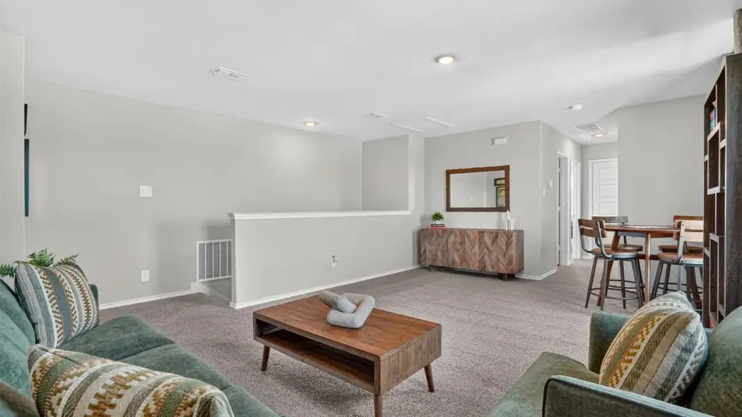 Furnished interior view inside a new home in Eagle Creek, Denton (Image 29).