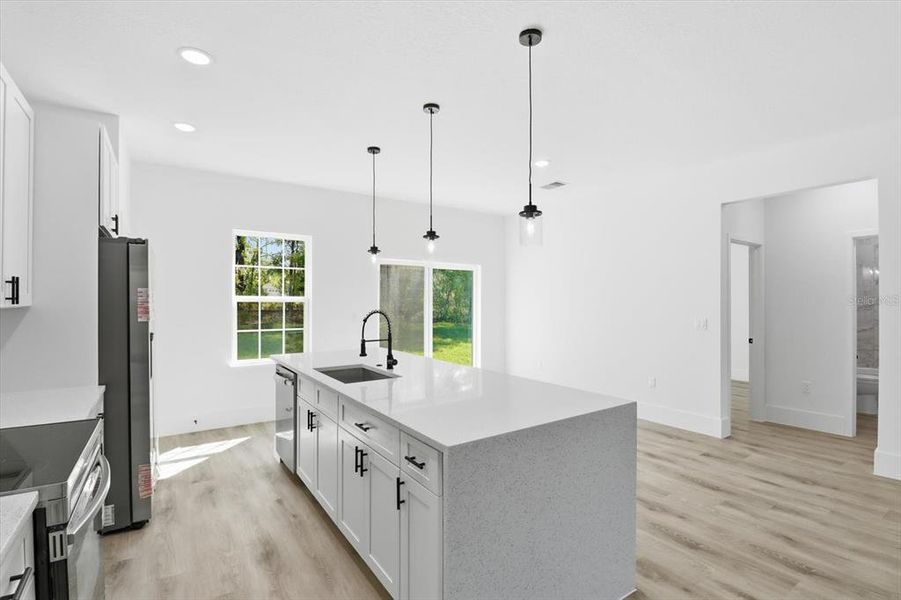 Furnished interior view inside a new home in , Citrus Springs (Image 8).