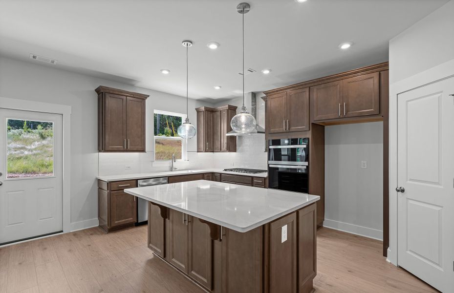 Furnished interior view inside a new home in Creekside at Skelton, Hoschton (Image 44).