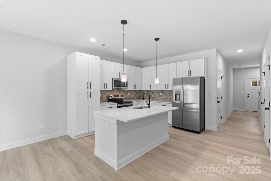 Furnished interior view inside a new home in , Charlotte (Image 8).