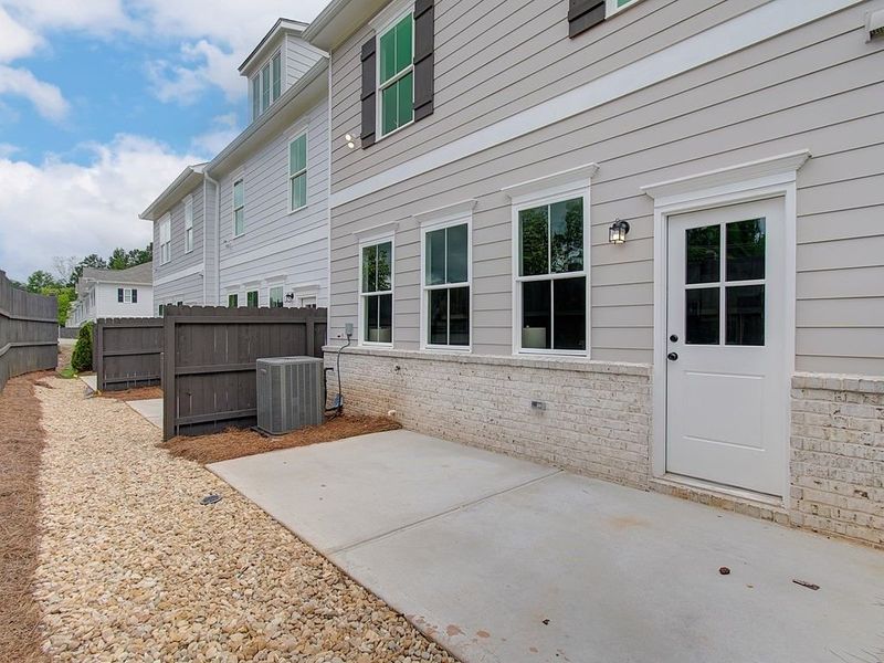 Front exterior of a new home in Cherokee Township, Acworth, GA, highlighting curb appeal (Image 21).