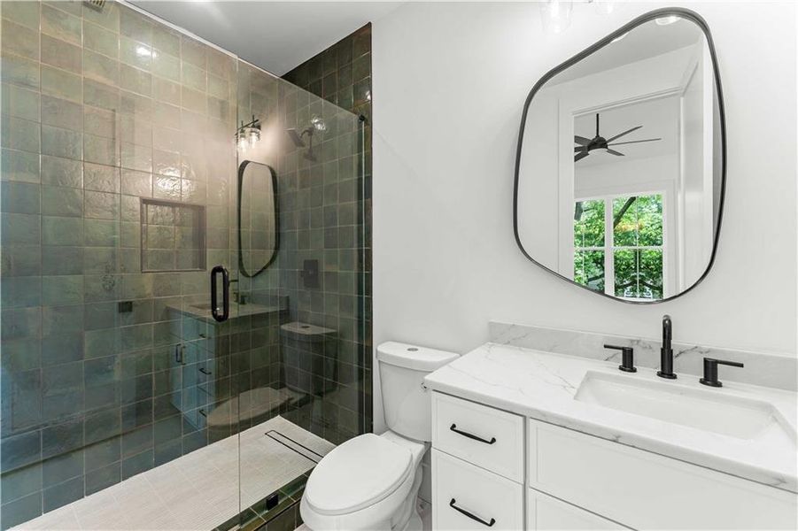 Furnished interior view inside a new home in , Atlanta (Image 14).