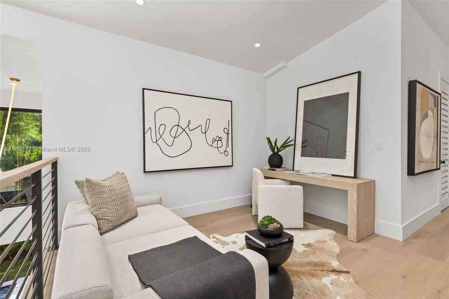 Furnished interior view inside a new home in , Miami (Image 70).