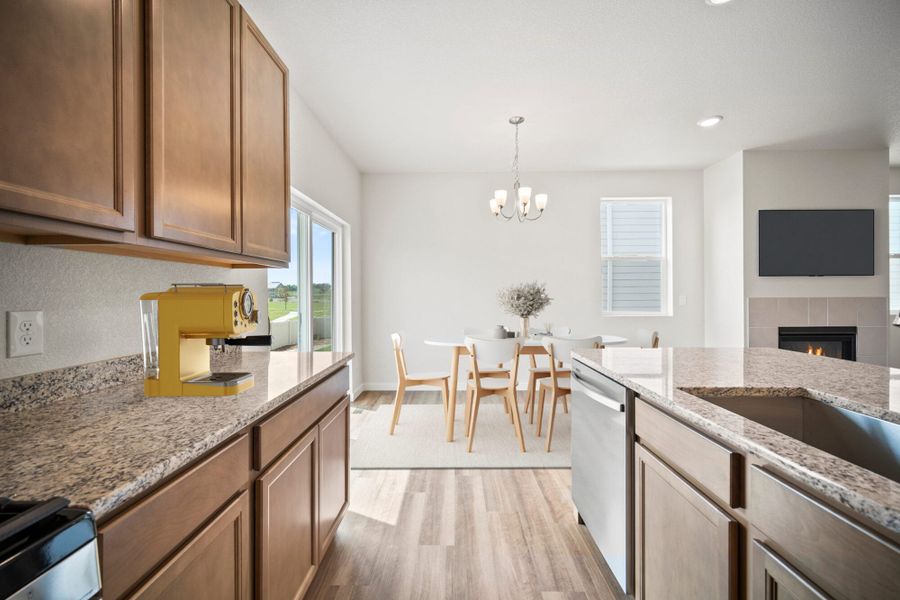 Representative furnished interior of a home built from the Fir by View Homes in Aspen Ranch, Fountain (Image 12).