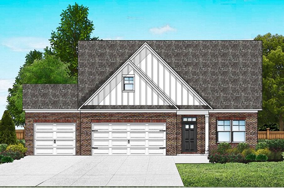 Elevation B2 Bonus w/ 3 Car Garage Elevation B2 Bonus w/ 3 Car Garage
