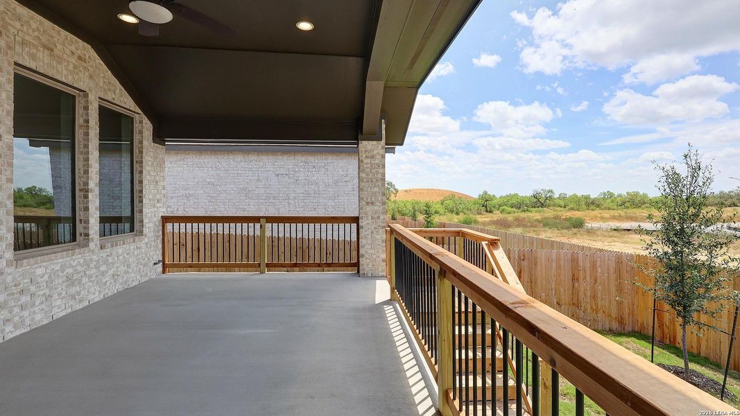 Exterior details and patio area of a home in VIDA, San Antonio (Image 19).