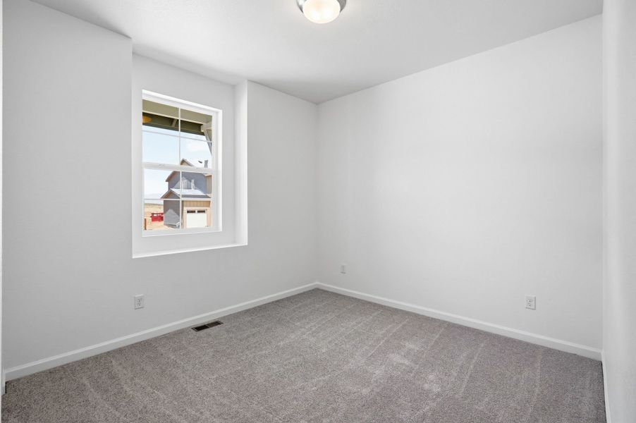 Spacious, unfurnished interior of a new home in The Town Collection at Independence, Elizabeth (Image 26). Spacious, unfurnished interior of a new home in The Town Collection at Independence, Elizabeth (Image 26).